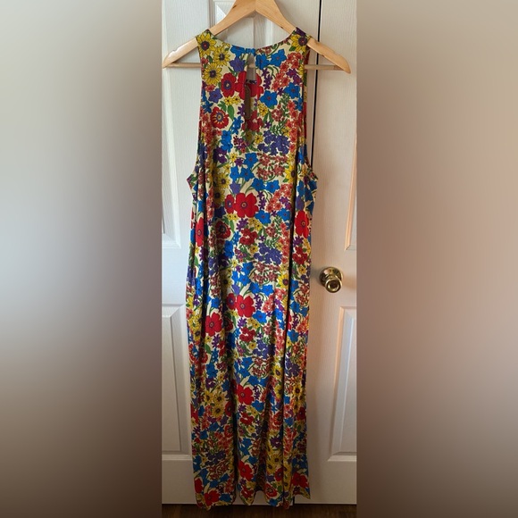 🆕 natural life Katie Colorful Floral Boho Cottagecore Sleeveless Maxi Dress M - Picture 3 of 10